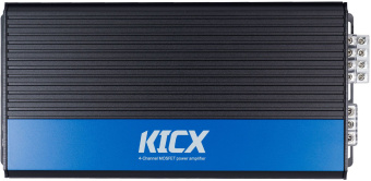 Усилитель автомобильный Kicx AP 120.4 ver.2 четырехканальный - купить недорого с доставкой в интернет-магазине