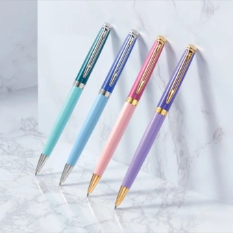 Ручка шариков. Waterman Hemisphere Colour Blocking (2179899) Pink GT M син. черн. подар.кор. - купить недорого с доставкой в интернет-магазине
