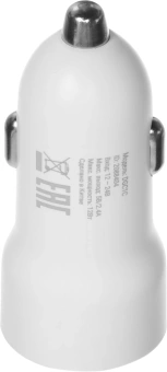Автомобильное зар./устр. Digma DGC1С 12W 2.4A 2xUSB белый (DGC1C2LX22WH) - купить недорого с доставкой в интернет-магазине