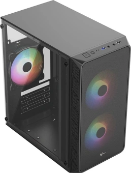 Корпус Formula Air Mesh G4 черный без БП mATX 1x120mm 1xUSB2.0 1xUSB3.0 audio - купить недорого с доставкой в интернет-магазине
