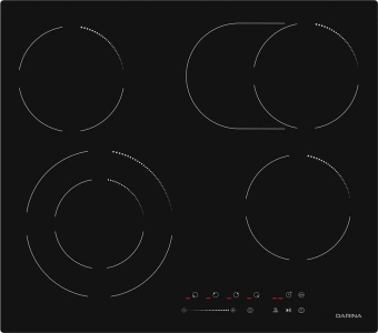 Варочная поверхность Darina 6Р Е 328 B черный - купить недорого с доставкой в интернет-магазине