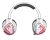 Наушники с микрофоном A4Tech Bloody MR720 белый/красный мониторные BT/Radio оголовье (MR720 NARAKA) - купить недорого с доставкой в интернет-магазине