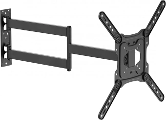 Кронштейн для телевизора Ultramounts UM960 черный 23"-65" макс.35кг настенный поворот и наклон - купить недорого с доставкой в интернет-магазине