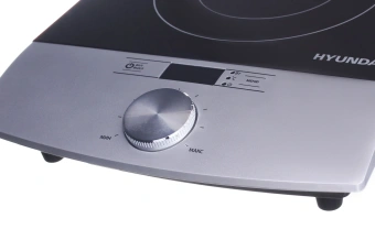 Плита Индукционная Hyundai HYC-0102 серебристый/черный стеклокерамика (настольная) - купить недорого с доставкой в интернет-магазине
