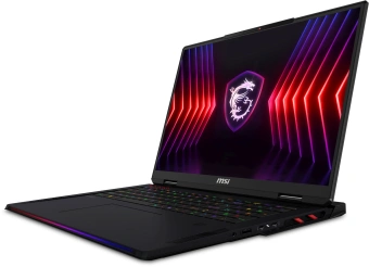 Ноутбук MSI Raider A18 HX A9WJG-216RU Ryzen 9 9955HX3D 64Gb SSD2Tb NVIDIA GeForce RTX 5090 24Gb 18" IPS UHD+ (3840x2400) Windows 11 Home black WiFi BT Cam (9S7-182L72-216) - купить недорого с доставкой в интернет-магазине