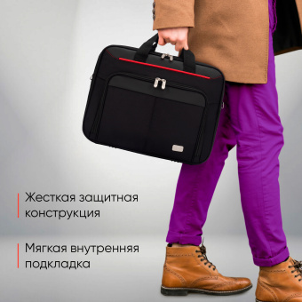 Сумка для ноутбука 15.6" PC Pet PCP-A9015BK черный/красный нейлон - купить недорого с доставкой в интернет-магазине