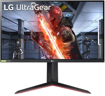 Монитор LG 27" UltraGear 27GN65R-B черный IPS 16:9 HDMI матовая HAS Piv 1000:1 300cd 178гр/178гр 1920x1080 144Hz G-Sync FreeSync Premium DP FHD 7.2кг - купить недорого с доставкой в интернет-магазине