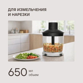 Блендер погружной Rondell RDE-1300 1200Вт серебристый - купить недорого с доставкой в интернет-магазине
