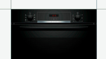 Духовой шкаф Электрический Bosch HBA513BB1 черный - купить недорого с доставкой в интернет-магазине