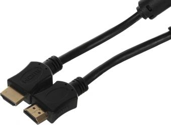 Кабель аудио-видео Premier 5-813 5.0 HDMI (m)/HDMI (m) 5м. феррит.кольца позолоч.конт. черный - купить недорого с доставкой в интернет-магазине