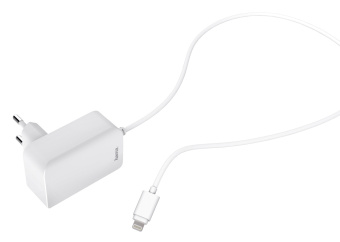 Сетевое зар./устр. Hama H-178342 12W 2.4A для Apple белый (00178342) - купить недорого с доставкой в интернет-магазине