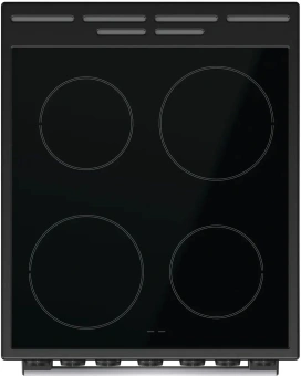 Плита Электрическая Gorenje GEC5B60SG серый стеклокерамика (без крышки) - купить недорого с доставкой в интернет-магазине