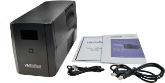 Источник бесперебойного питания Импульс Юниор Смарт 2200 1320Вт 2200ВА черный - купить недорого с доставкой в интернет-магазине