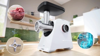 Мясорубка Bosch MFWS607W 2100Вт белый - купить недорого с доставкой в интернет-магазине