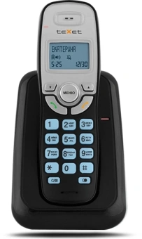 Р/Телефон Dect Texet TX-D6905A черный АОН - купить недорого с доставкой в интернет-магазине