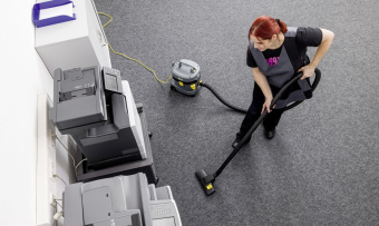 Пылесос Karcher T 11/1 Classic *EU 850Вт желтый/серый - купить недорого с доставкой в интернет-магазине