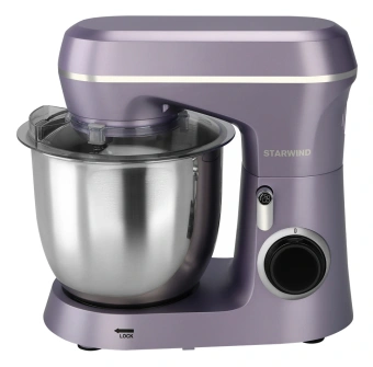 Миксер планетарный Starwind SPM6162 1300Вт лавандовый - купить недорого с доставкой в интернет-магазине