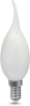 Лампа филам. Gauss Filament 5Вт цок.:E14 свеча 220B св.свеч.бел.нейт. (упак.:10шт) (104201205) - купить недорого с доставкой в интернет-магазине