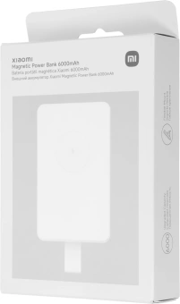 Мобильный аккумулятор Xiaomi BHR9074GL 6000mAh Qi 15W 2.4A USB-C беспров.зар. бежевый - купить недорого с доставкой в интернет-магазине