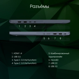 Ноутбук Digma Pro Pactos Core i5 1235U 16Gb SSD512Gb Intel Iris Xe graphics 16" IPS WUXGA (1920x1200) Windows 11 Professional dk.grey WiFi BT Cam 5500mAh (DN16P5-ADXW01) - купить недорого с доставкой в интернет-магазине