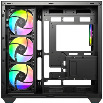 Корпус ID-Cooling View 510 черный без БП ATX 10x120mm 1xUSB3.0 audio bott PSU - купить недорого с доставкой в интернет-магазине