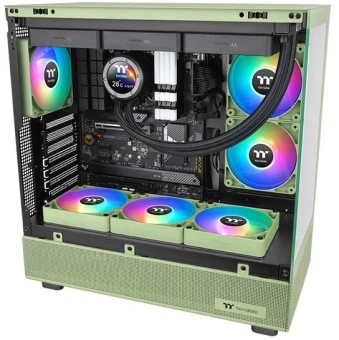 Вентилятор Thermaltake CT120 Sync Matcha реверсивный ARGB зеленый 4-pin 31.2dB Ret (CL-F200-PL12MG-A) - купить недорого с доставкой в интернет-магазине