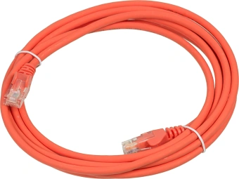 Патч-корд Lanmaster LAN-PC45/U5E-3.0-OR UTP RJ-45 вил.-вилка RJ-45 кат.5E 3м оранжевый LSZH (уп.:1шт) - купить недорого с доставкой в интернет-магазине