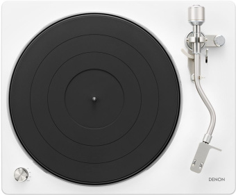 Проигрыватель винила Denon DP-400 частично автоматический белый - купить недорого с доставкой в интернет-магазине