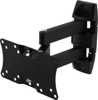 Кронштейн для телевизора Holder LCDS-5065 черный 19"-32" макс.30кг настенный поворот и наклон - купить недорого с доставкой в интернет-магазине