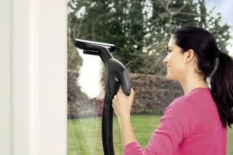 Пароочиститель напольный Karcher SV 7 2200Вт белый/черный - купить недорого с доставкой в интернет-магазине