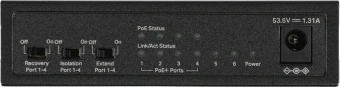 Коммутатор Mercusys MS106P (L2) 6x100Мбит/с 4PoE+ 67W неуправляемый - купить недорого с доставкой в интернет-магазине