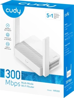 Роутер Cudy WR300 N300 10/100BASE-TX/Wi-Fi белый - цена, купить или заказать с доставкой в интернет-магазине Роутер Cudy WR300 N300 10/100BASE-TX/Wi-Fi белый - купить недорого с доставкой в интернет-магазине