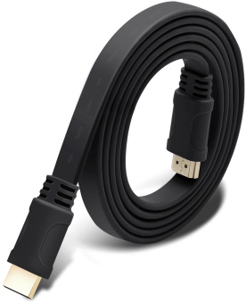 Кабель соединительный аудио-видео Premier 5-815F HDMI (m)/HDMI (m) 1.5м. черный (5-815F 1.5) - купить недорого с доставкой в интернет-магазине