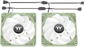 Вентилятор Thermaltake CT120 Sync Matcha реверсивный ARGB зеленый 4-pin 31.2dB Ret (CL-F200-PL12MG-A) - купить недорого с доставкой в интернет-магазине