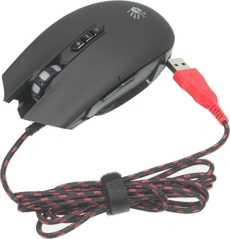 Мышь A4Tech Bloody Q80 черный оптическая 6200dpi USB 8but (Q80 BLACK) - купить недорого с доставкой в интернет-магазине