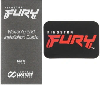 Память DDR5 16GB 8000MHz Kingston KF580C38RS-16 Fury Renegade Black RTL Gaming PC5-64000 CL38 DIMM 288-pin 1.45В single rank с радиатором Ret - купить недорого с доставкой в интернет-магазине