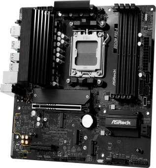 Материнская плата Asrock B850M PRO-A Socket AM5 AMD B850 4xDDR5 mATX AC`97 8ch(7.1) 2.5Gg RAID+HDMI+DP - купить недорого с доставкой в интернет-магазине