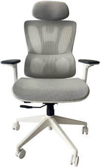 Кресло Cactus CS-CHR-MC02GY серый пластик белый - купить недорого с доставкой в интернет-магазине