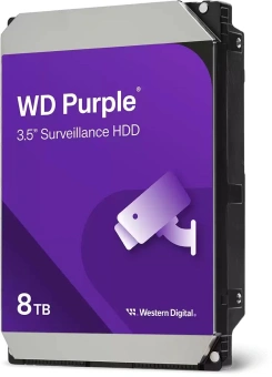 Жесткий диск WD SATA-III 8TB WD85PURZ Desktop Purple (5640rpm) 256Mb 3.5" - купить недорого с доставкой в интернет-магазине