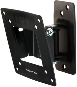 Кронштейн для телевизора Kromax OPTIMA-102 черный 10"-28" макс.25кг настенный поворот и наклон - купить недорого с доставкой в интернет-магазине