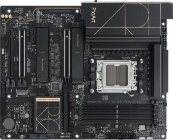 Материнская плата Asus PROART B850-CREATOR WIFI NEO Socket AM5 AMD B850 4xDDR5 ATX AC`97 8ch(7.1) 2x5Gg RAID+HDMI+DP - купить недорого с доставкой в интернет-магазине