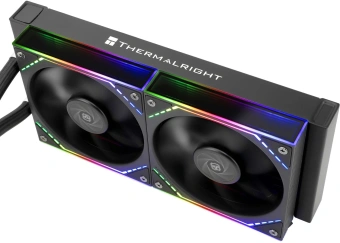 Система водяного охлаждения Thermalright Frozen Infinity 240 ARGB Soc-AM5/AM4/1200/1700/1851 черный 4-pin 28.2dB Al Ret (F-INFINITY-240-BL) - купить недорого с доставкой в интернет-магазине