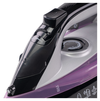 Утюг Galaxy Line GL 6128 2200Вт черный/фиолетовый - купить недорого с доставкой в интернет-магазине