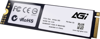 Накопитель SSD AGi PCIe 4.0 x4 1TB AGI1T0G43AI818 M.2 2280 - купить недорого с доставкой в интернет-магазине