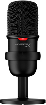 Микрофон проводной HyperX SoloCast 2м черный - купить недорого с доставкой в интернет-магазине