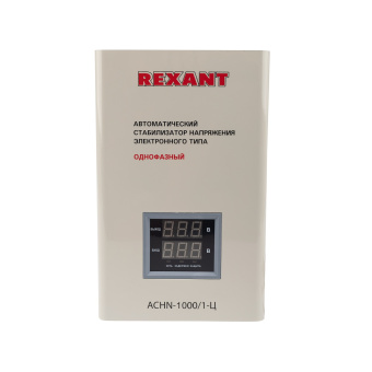 Стабилизатор напряжения Rexant АСНN-1000/1-Ц 0.97кВА однофазный серый (11-5017) - купить недорого с доставкой в интернет-магазине