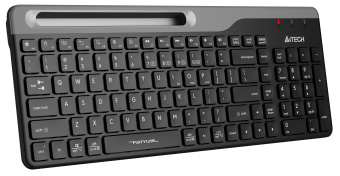 Клавиатура A4Tech Fstyler FBK25 черный/серый USB беспроводная BT/Radio slim Multimedia - купить недорого с доставкой в интернет-магазине