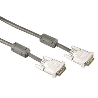 Кабель Hama DVI-D Dual Link (m) DVI-D Dual Link (m) 1.8м (00045077) феррит.кольца - купить недорого с доставкой в интернет-магазине