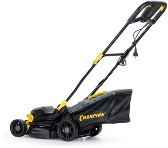 Газонокосилка роторная Champion EM3414 1400Вт - купить недорого с доставкой в интернет-магазине