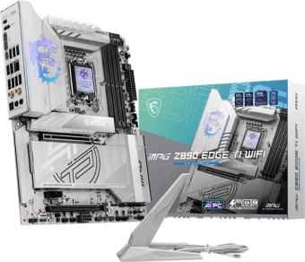 Материнская плата MSI MPG Z890I EDGE TI WIFI Soc-1851 Intel Z890 2xDDR5 mini-ITX AC`97 8ch(7.1) 5Gigabit RAID+HDMI - купить недорого с доставкой в интернет-магазине